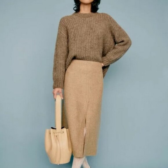 Sezane Dresses & Skirts - Sezane Elonane Wool Skirt